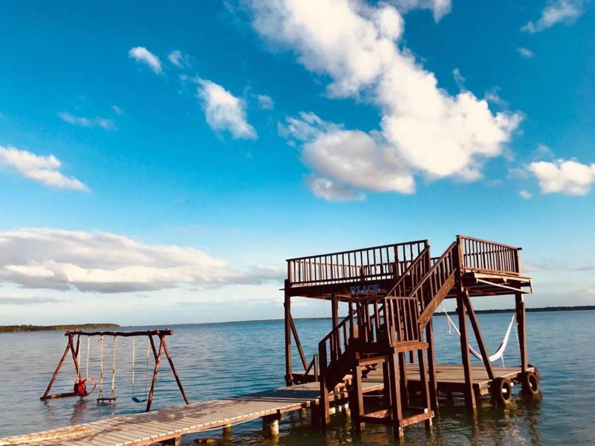 Coras Place Bacalar Lagoon Front Kültér fotó