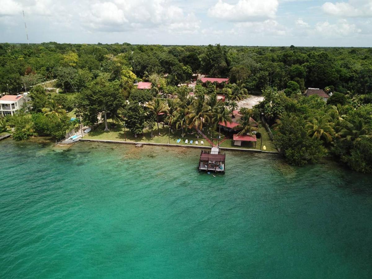 Coras Place Bacalar Lagoon Front Kültér fotó