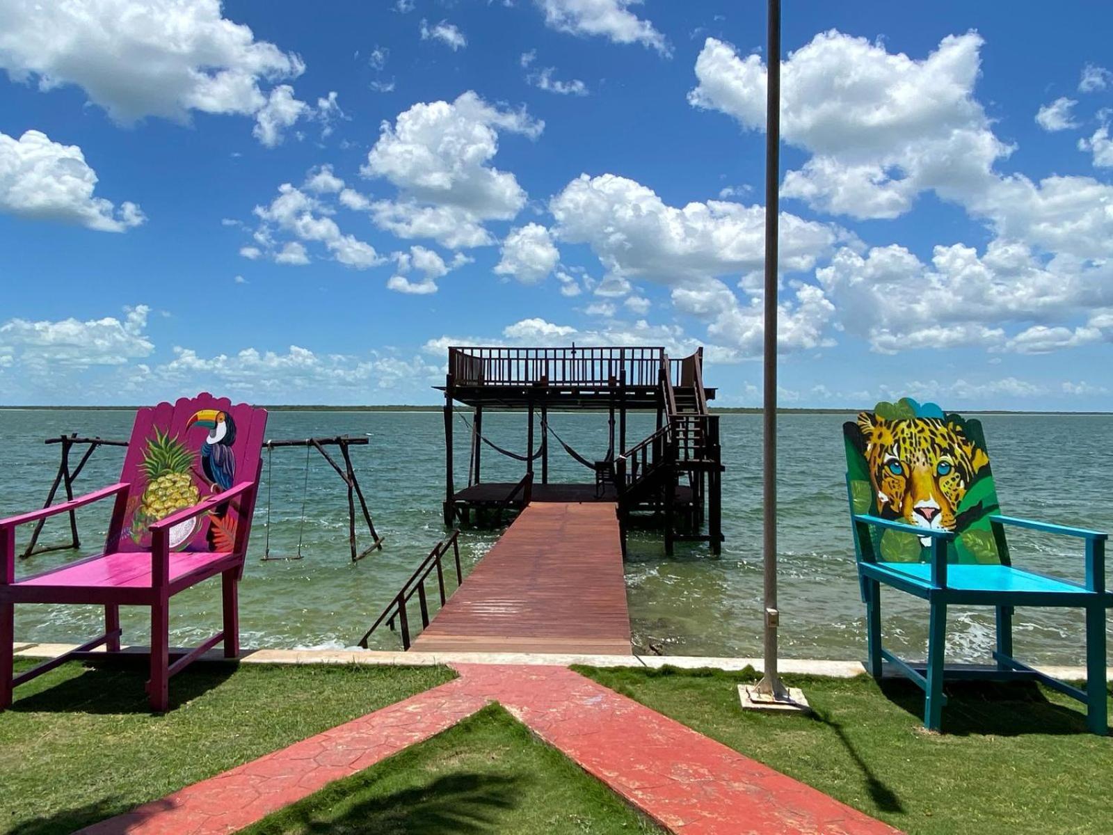 Coras Place Bacalar Lagoon Front Kültér fotó